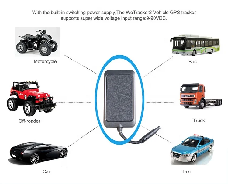 Автомобильный GPS-трекер JIMI WeTrack2 (ET200) широкое напряжение 9-90 в для электромобилей мотоциклов автомобилей грузовиков
