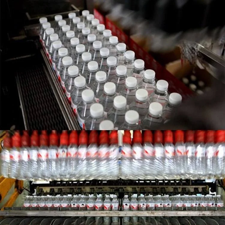 plastic belt conveyor system for beverage production mineral water pet bottle