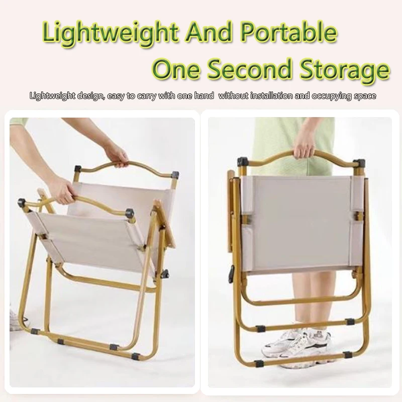 Outdoor Portable Beach Folding Travel Picnic Camping Wooden Chair Fishing Seat Foldable Chair