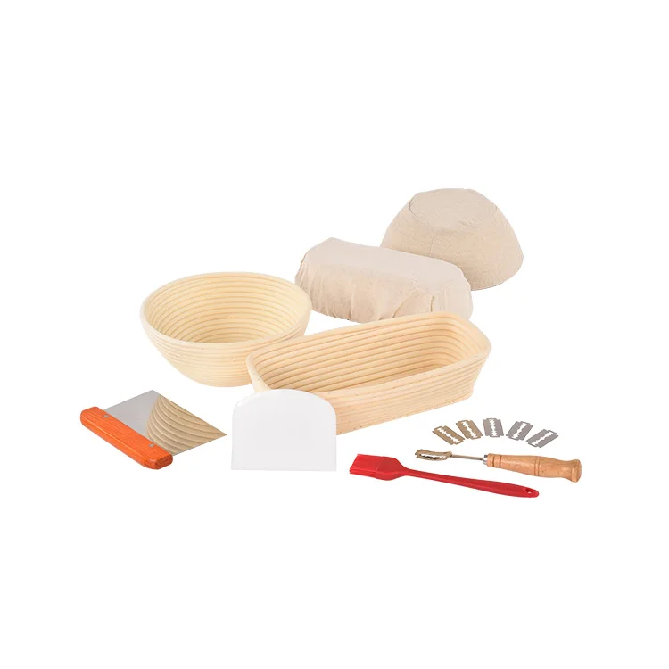 Натуральный Плетеный ротанговый Овальный баннетон, корзина для хлеба