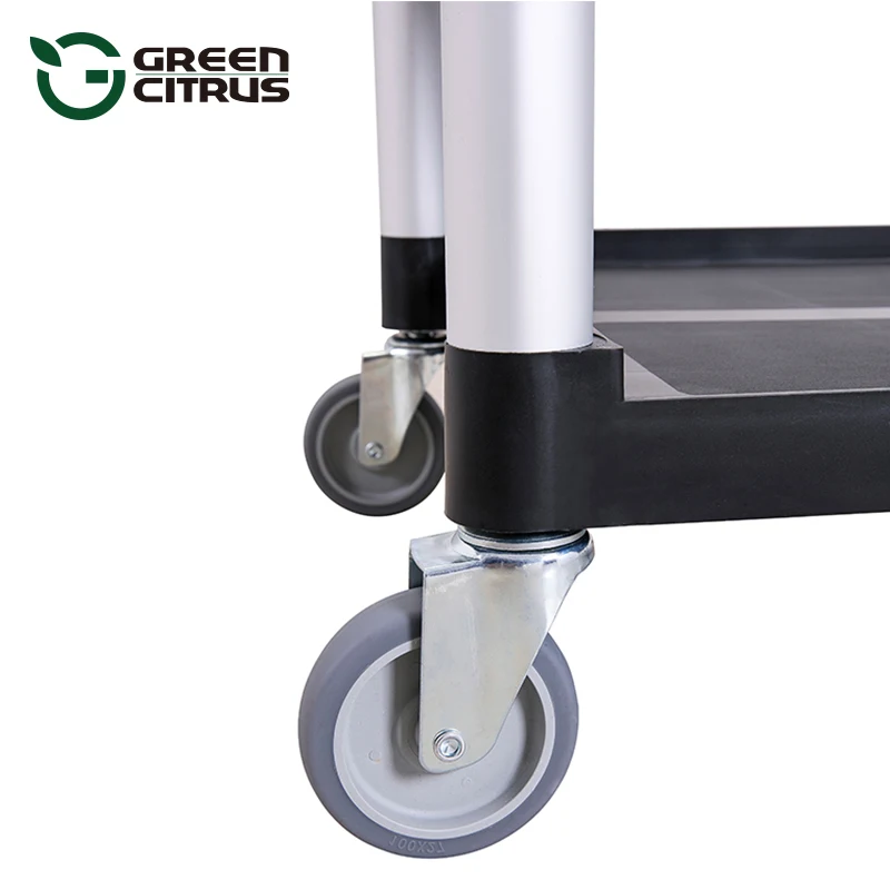 Hotel Restaurant Housekeeping Cleaning Platform Push Dish Food Service Carts Serving Plate Trolley Wholesale