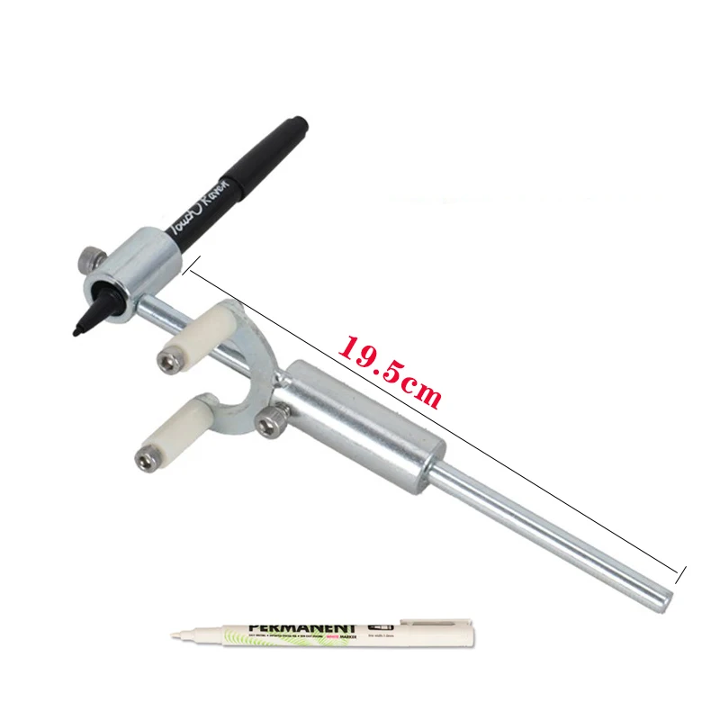 Line Drawing Ruler Marking Gauge Automatic Line Scriber car dent repair Dual-purpose Straight Arc Linear Scriber