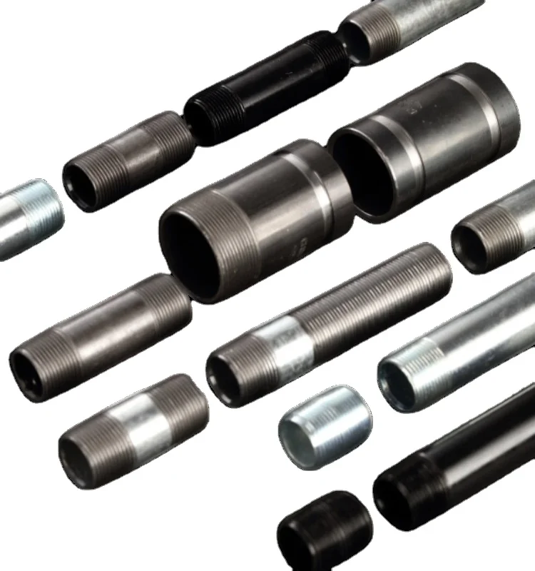 GI Pipe Nipple Black Pipe Nipple Threaded Both Ends