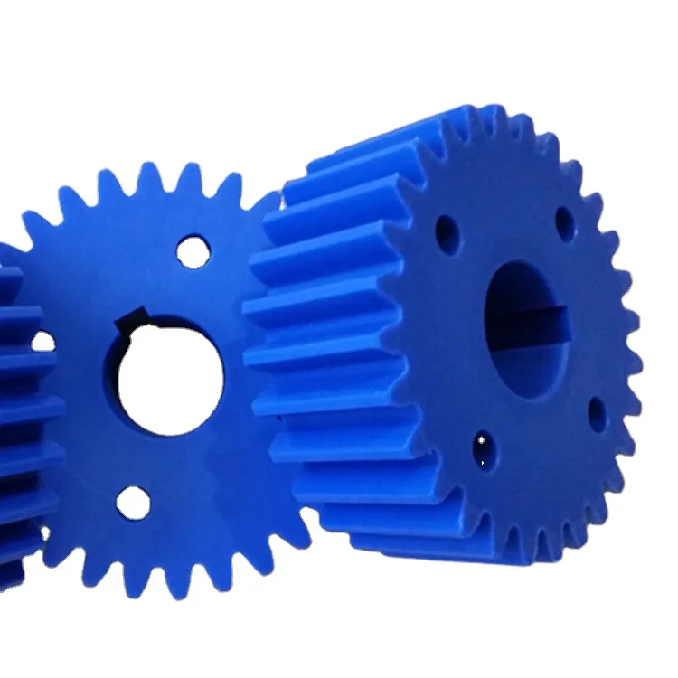 Precision customized nylon mini plastic spur gear peek top gear