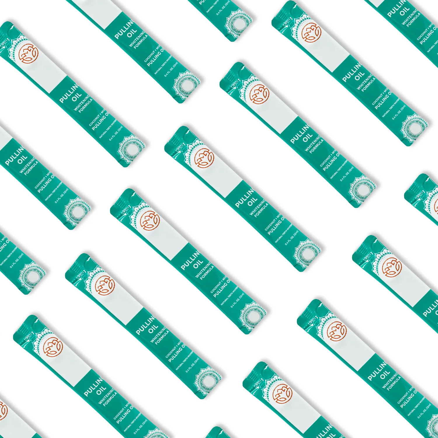 Custom Logo 7 Essential Oils Vitamins Coconut Oil Pulling Fresh Breath Teeth Whitening Mouthwash for Happy Teeth Gums