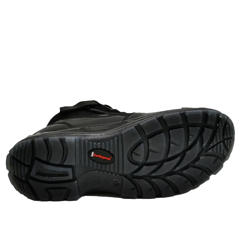 Hot selling work Safety boots with steel toe cap leather work boots for man groundwork safety boots