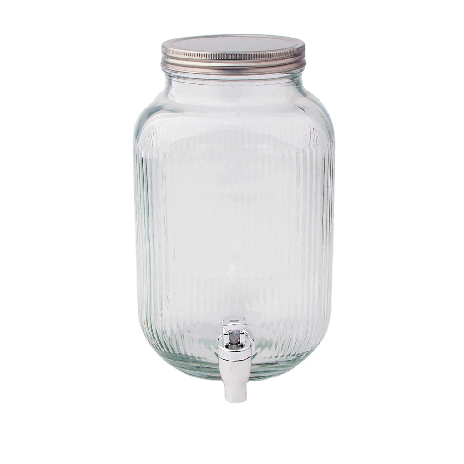 New Beverage Dispenser Manufacturer of 1 Gallon drink dispenser for refrigerator fruit infusion pitcher glass mason pitcher jug