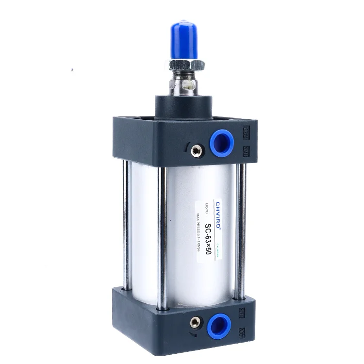 SC series pneumatic cylinder aluminum alloy material double acting cylinders air cylinder