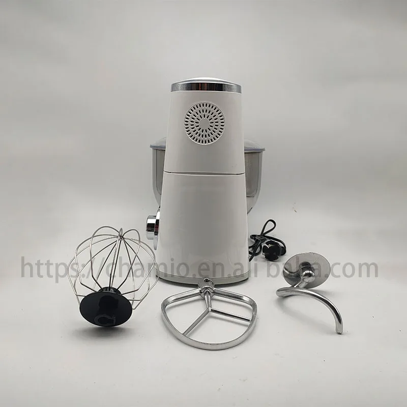 1000W Stand Dough Mixer with 5L Stainless Steel Bowl 6-Speed Tilt-Head Electric Bread Dough Kneader