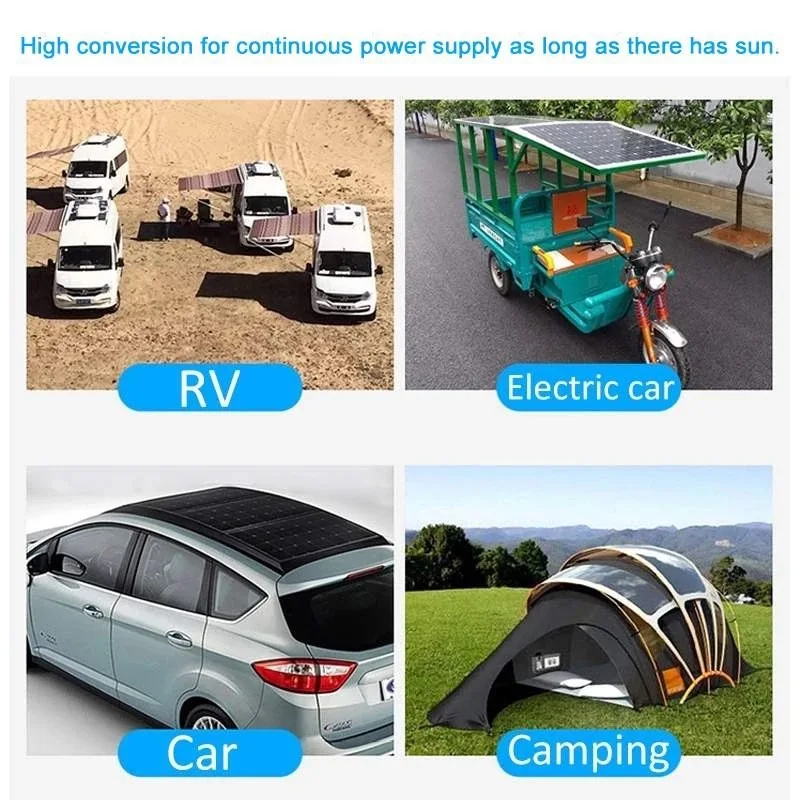 Hot Sale 100W Solar Cell Panel Kit USB18V/ 5V Outdoor Solar Panel with Controller