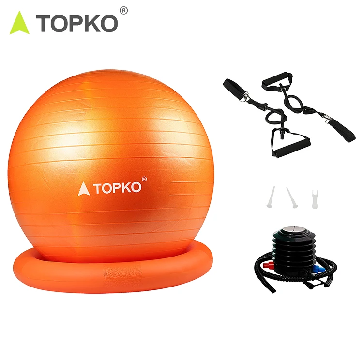 TOPKO patent anti-burst pilates exercise gym ball exercise balls yoga