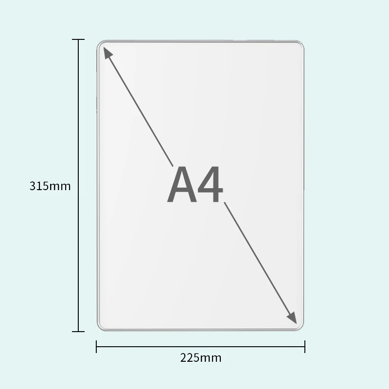 Wholesale A4  Magnetic Writing Board Drawing Tablet Reusable Writing Tablet Sketch Pad Erasable Whiteboard Magic Memo Pad