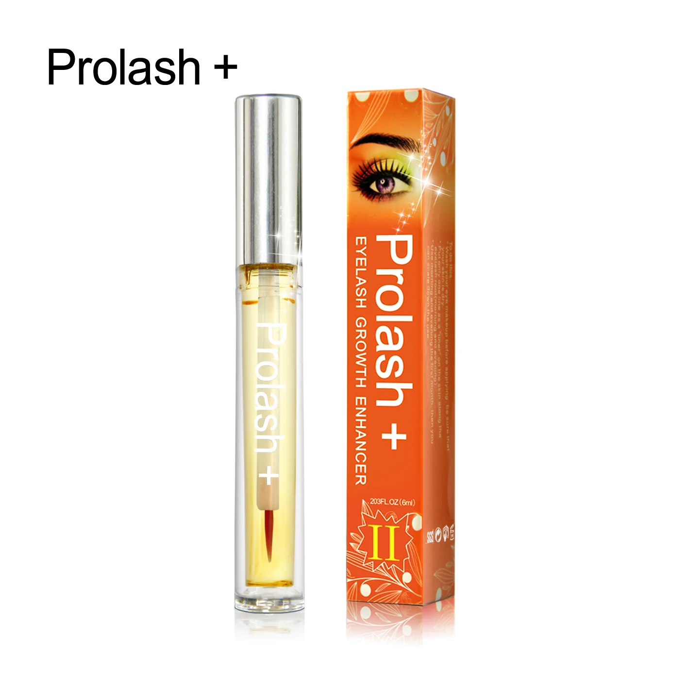 Prolash+ Eyelash Growth Serum Vegan 100% Lash Boost Enhance Biology Enzyme EPM Formula Lash Serum 6.5ml