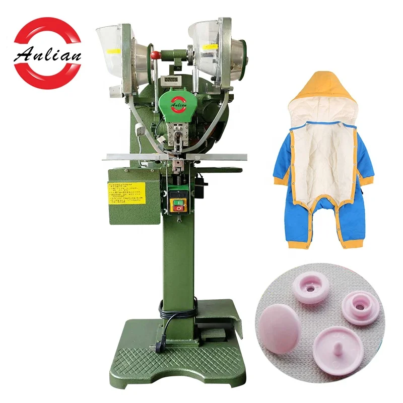 Automatic snap button attaching machine with factory price button attach sewing machine for sale