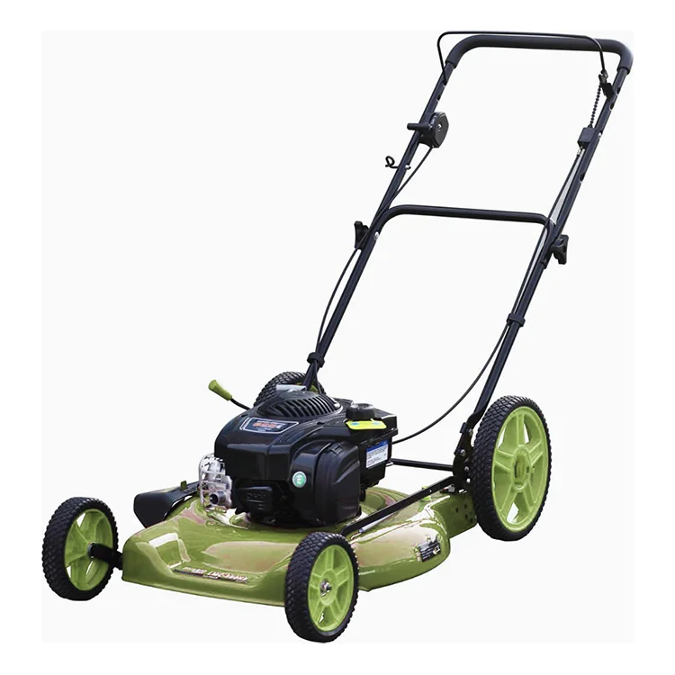 Landtop 22inch Hand Push Aluminum ghas Cutter Machine Lawn Mower With 196cc Loncin Engine for Garden