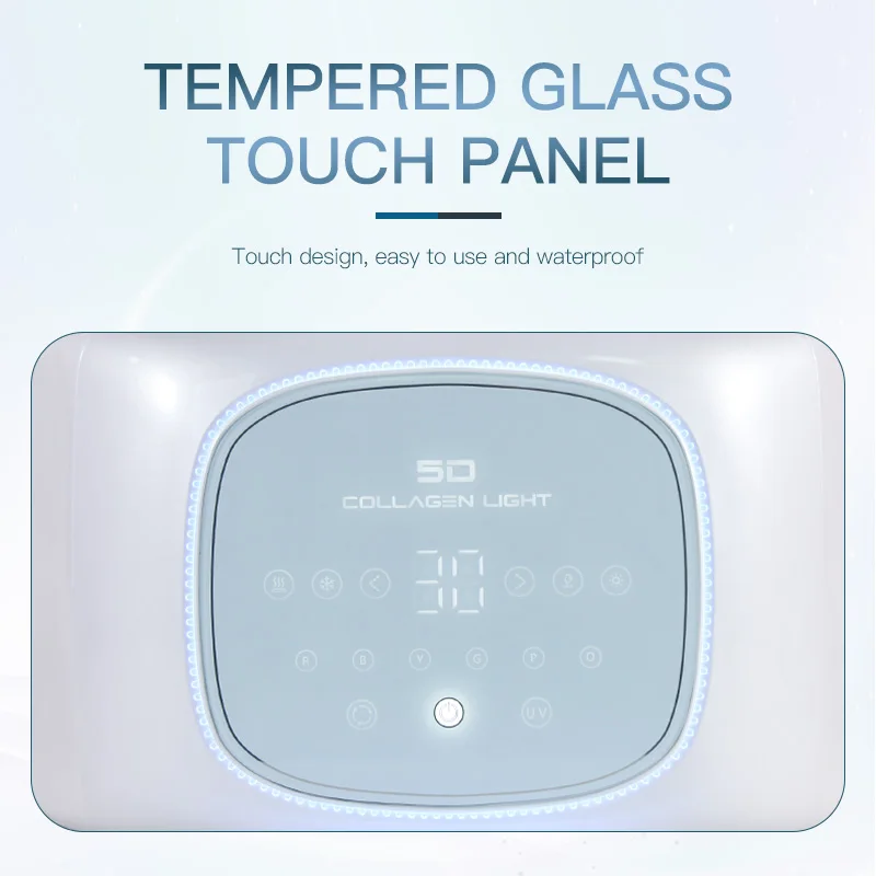 372 Lamps 7 Color LED Light Therapy PDT Machine Spa Equipment Red Light Therapy Beauty Device with Nano Spray