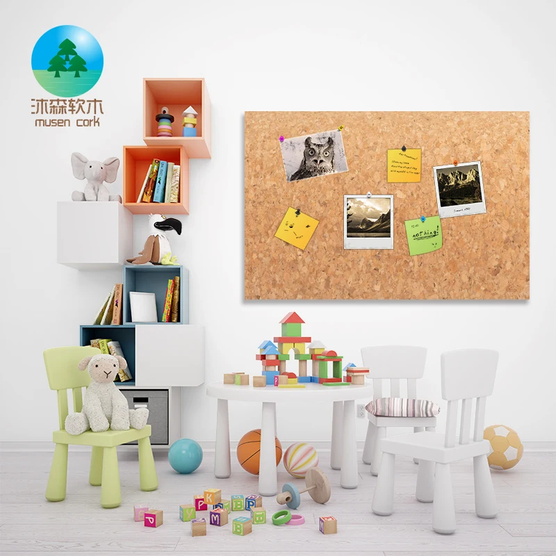 Wholesale Nature Color Imported Cork Roll High Quality Cork Sheet Rolls For Wall Or Floor