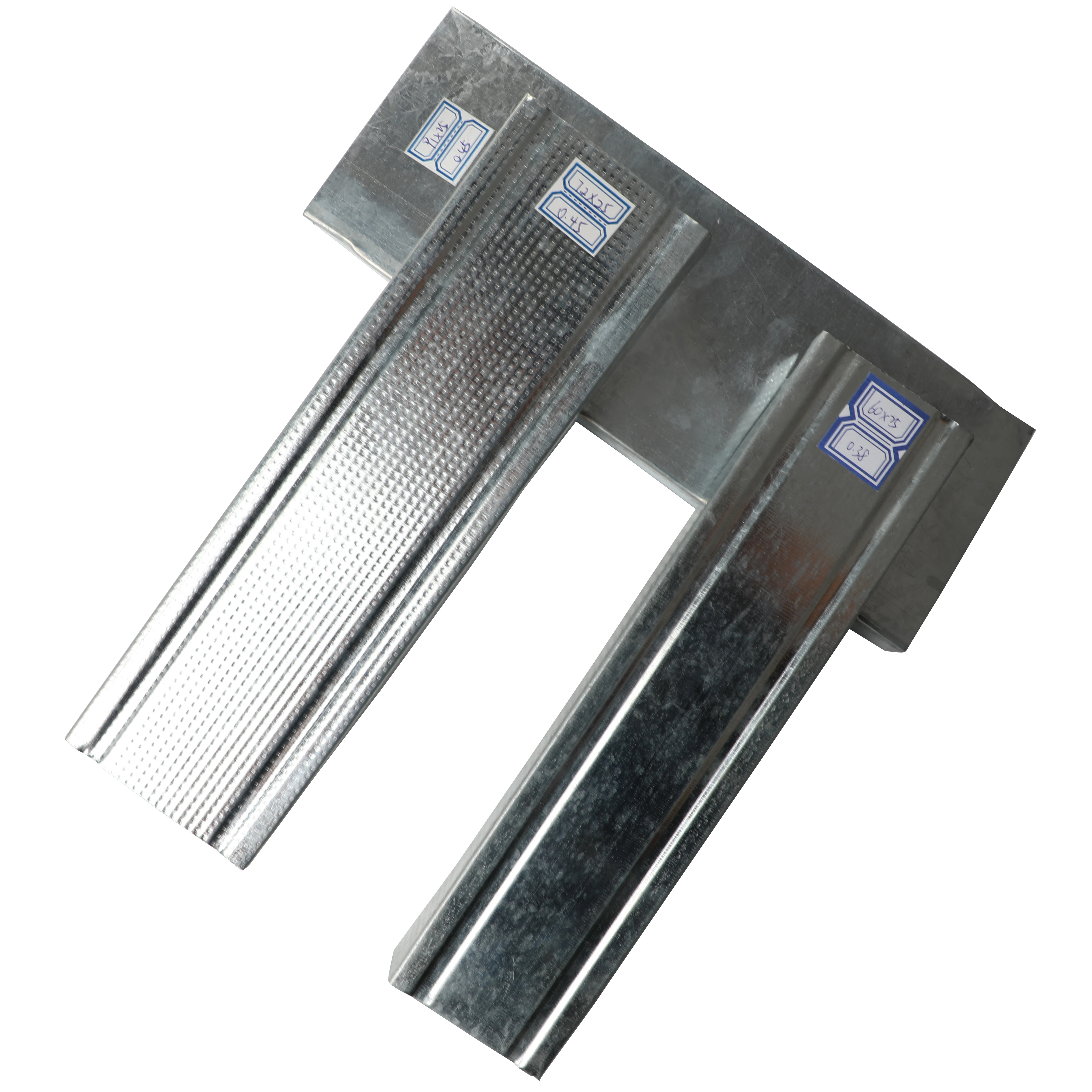 galvanized steel c channel/metal stud sizes for gypsum drywall/OMEGA profile