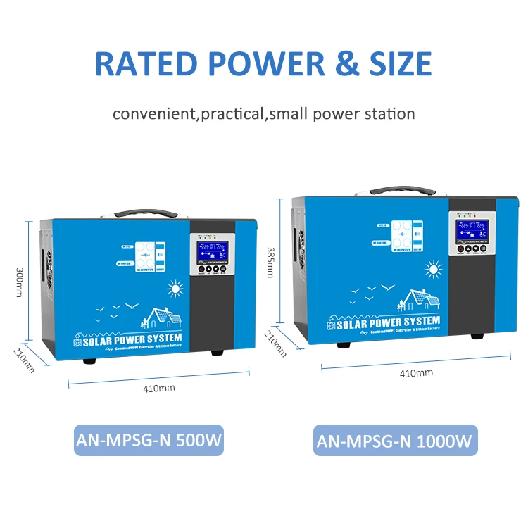 Solar Generator 500 Watt Portable Power Station 220v Power Bank