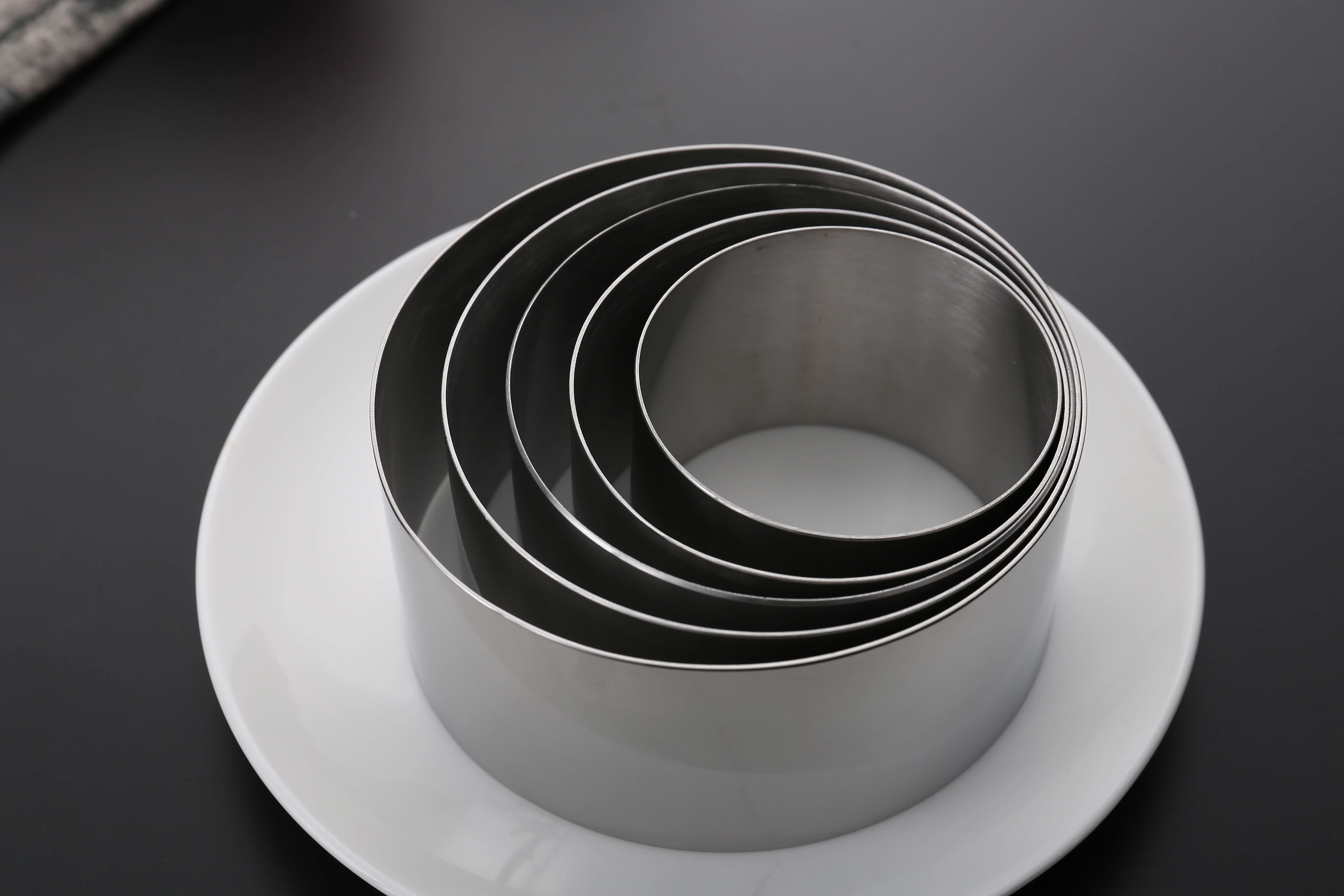 Baking Tools Stainless Steel Mold Round Mousse Ring Cheese Mousse Mould 7cm