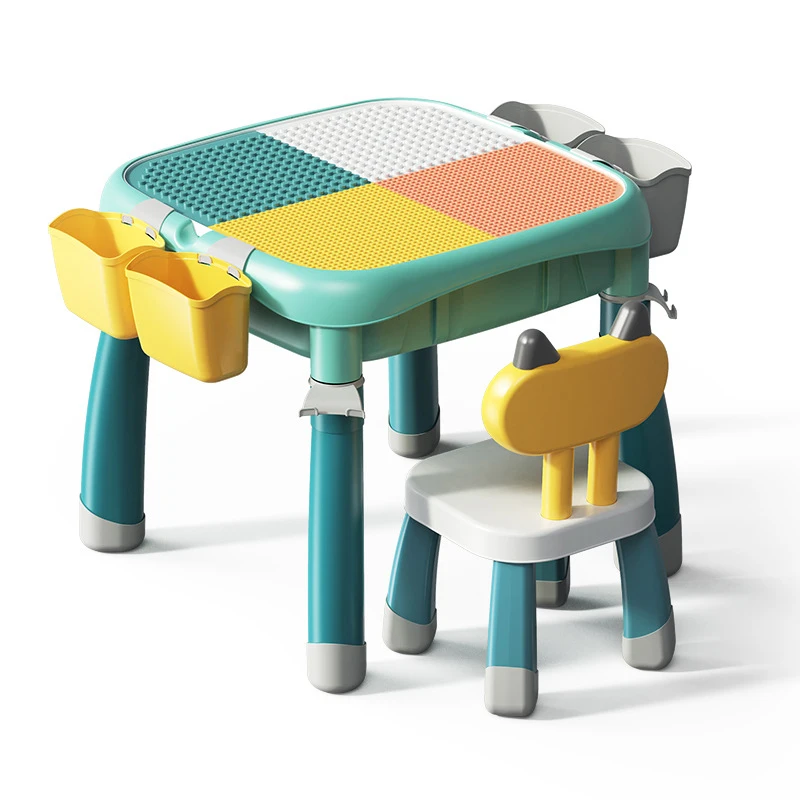New Style 2023 Kids Game Building Block Table Desk Children Creative Multi-function Block Table for Multi Scene Application