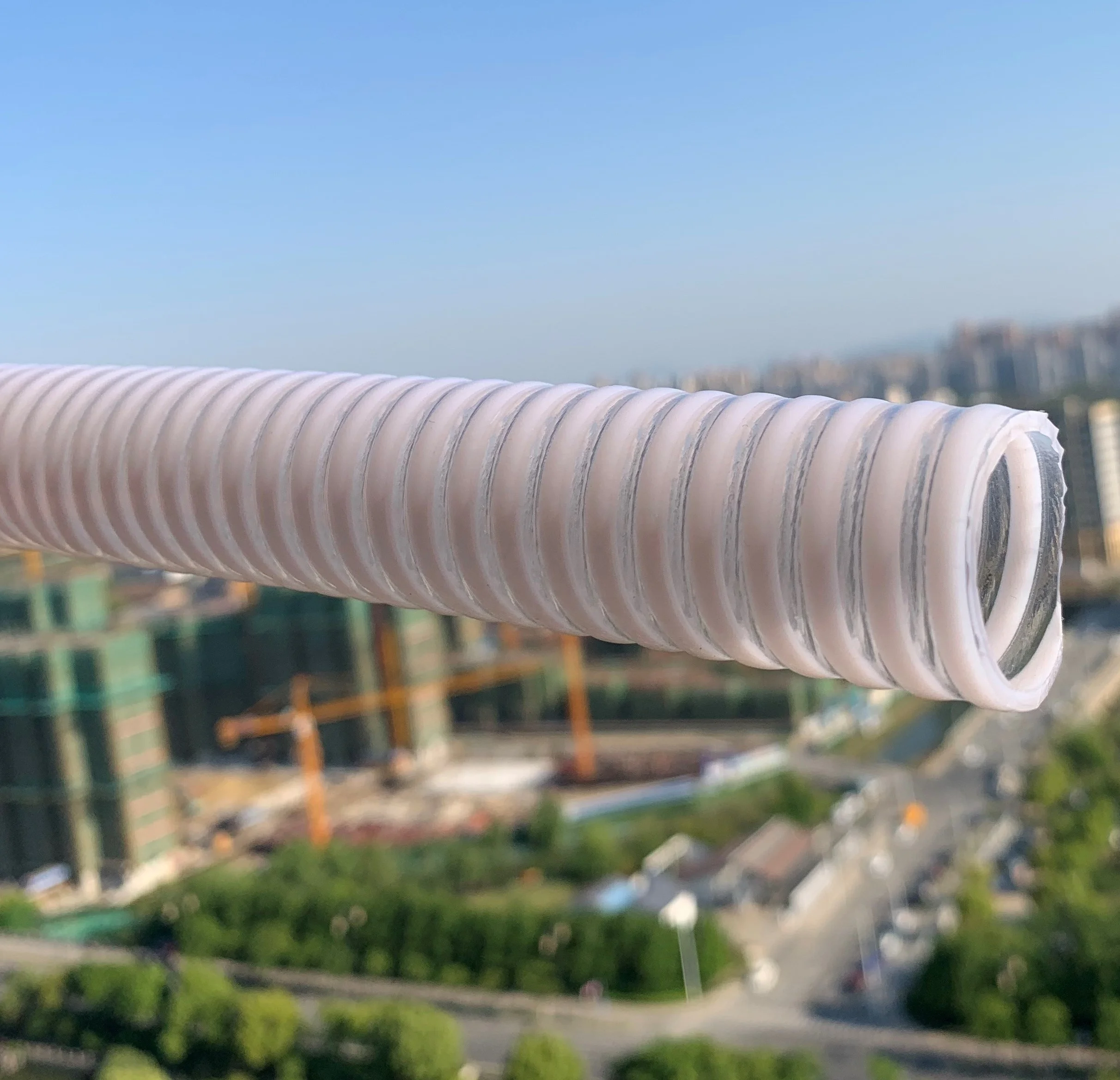 ODM OEM Customized PVC Corrugated Flexible Garden Water Submersible Pump Drainage Suction Hose