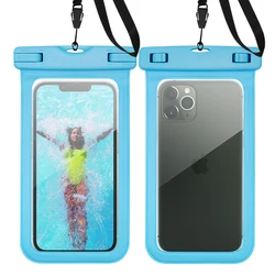 Outdoor Sports Skiing Surfing Travel Transparent Mobile Phone Accessories Pvc Waterproof Bag