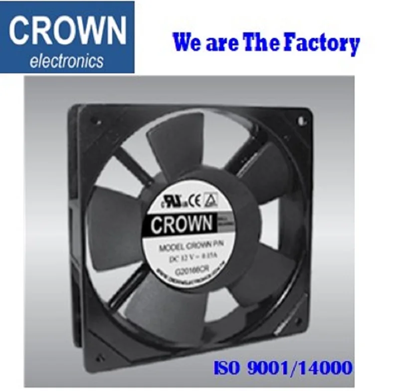 Crown 12025 Inverter cooling  T4 DC FAN for