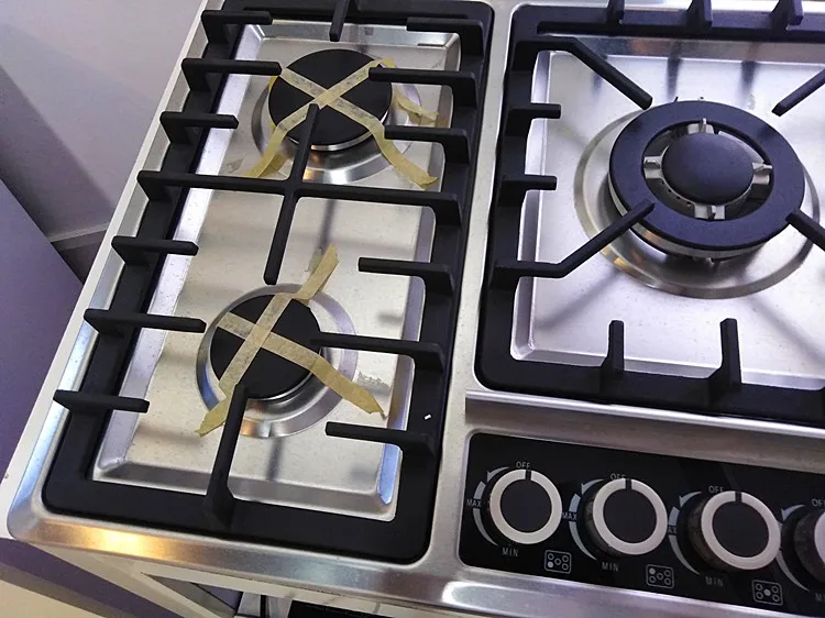 Sell well household 5 burners built-in stainless steel gas hob cooktop