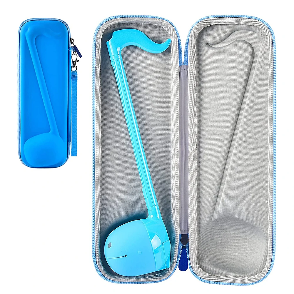 Compatible Otamatone Bule Electronic Musical Instrument Portable Synthesizer, Instrumental Music Toy Storage Carrying Case