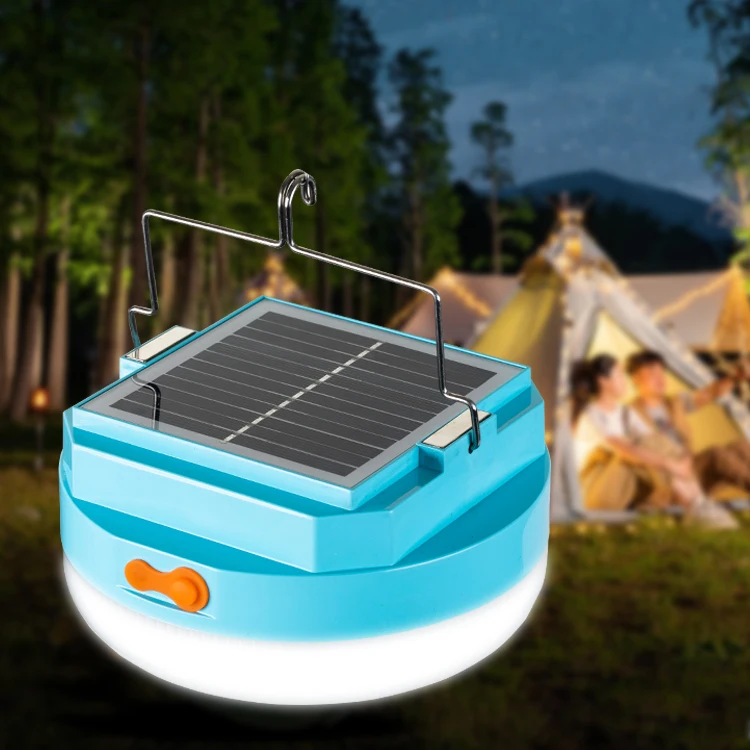 Portable Outdoor Emergency  Bread Shaped LED Camping Lantern USB Rechargeable Tent light with solar power
