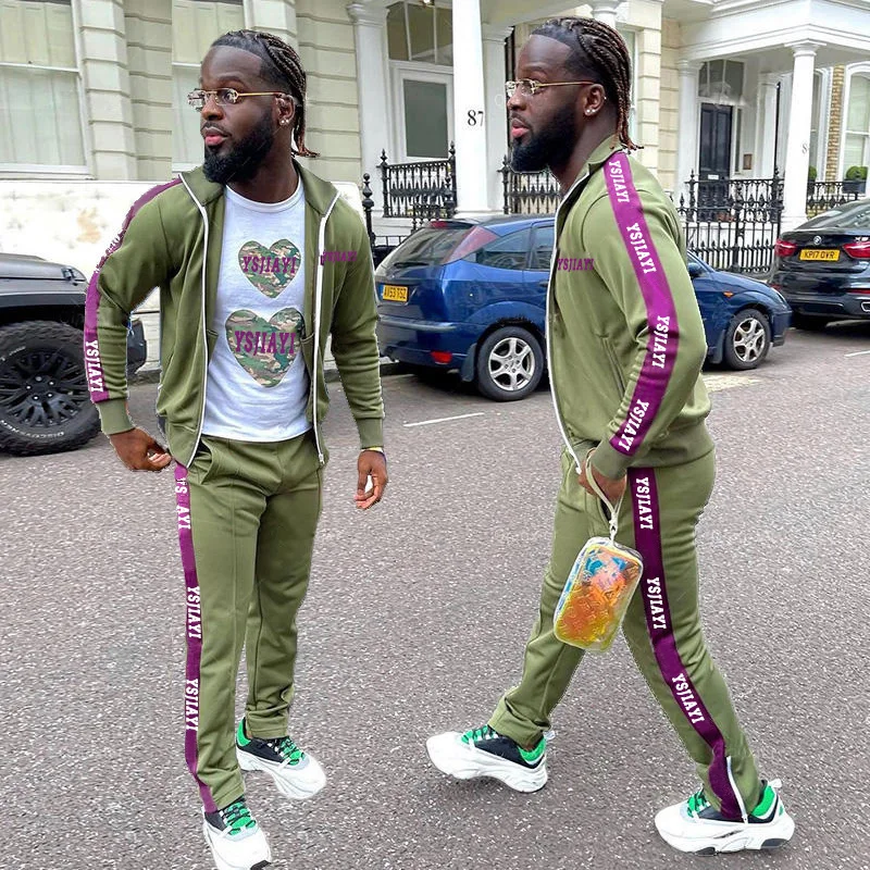 custom track suits soccer uniform slim fit tracksuits unisex zipper mens jogger sets