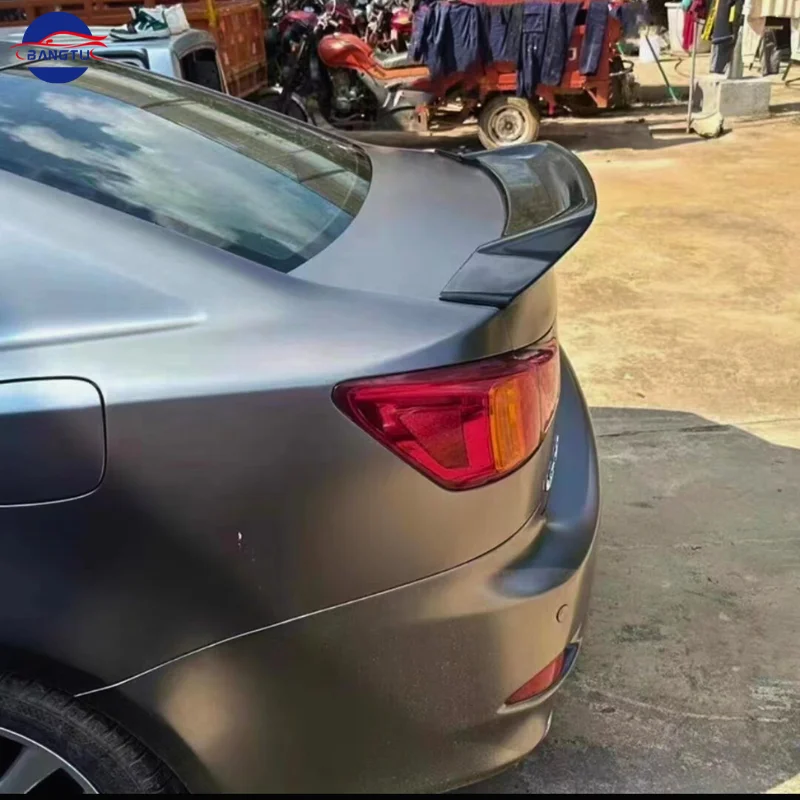 Для 06-13 Lexus IS250 IS300 IS350 ISF R Стиль углеродного волокна Look спойлер для багажника стильные автомобильные аксессуары утка крыло