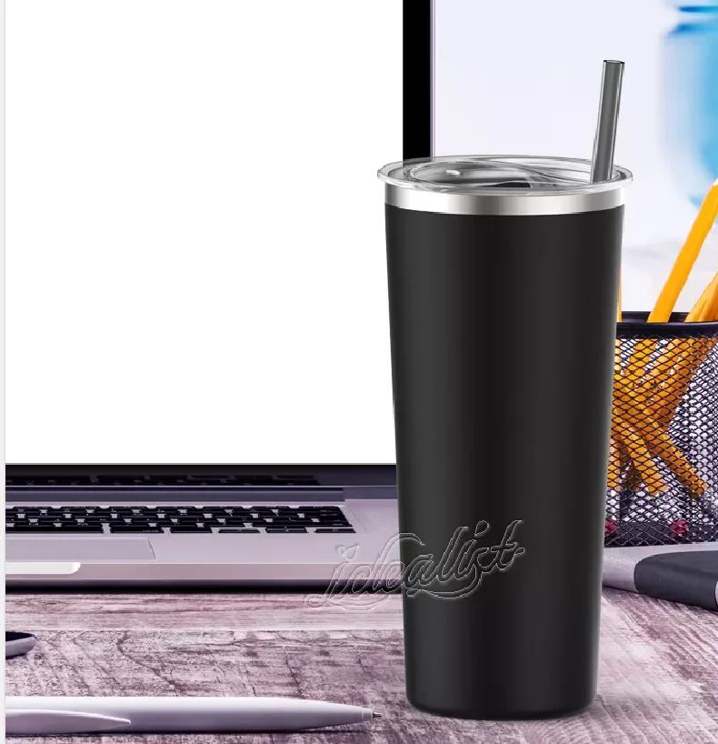 Popular Style 650ml 22oz Double Wall Stainless Steel Powder Coated Tumbler