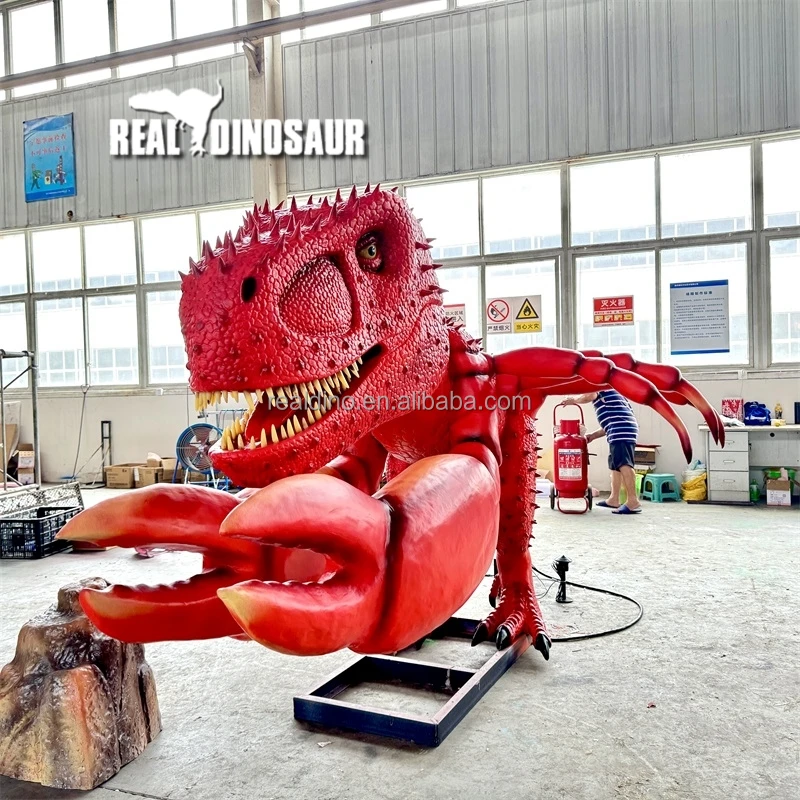 Artificial Customized Tyrannosaurus crab Model Animatronic Animal Models for Zoo