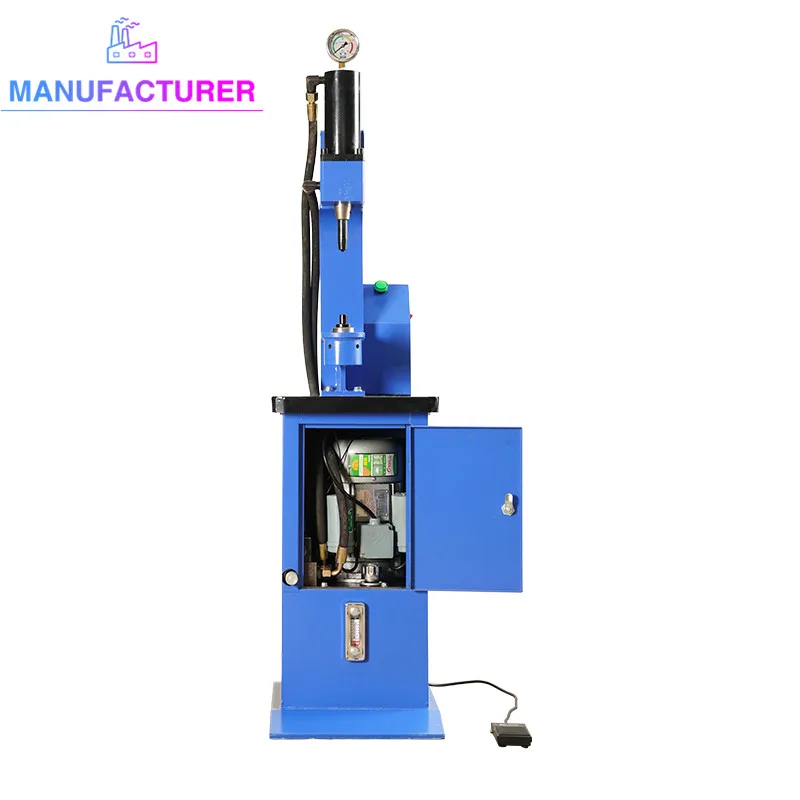 OEM Vertical Truck Brake Lining Rivet Machine For Brake Pad