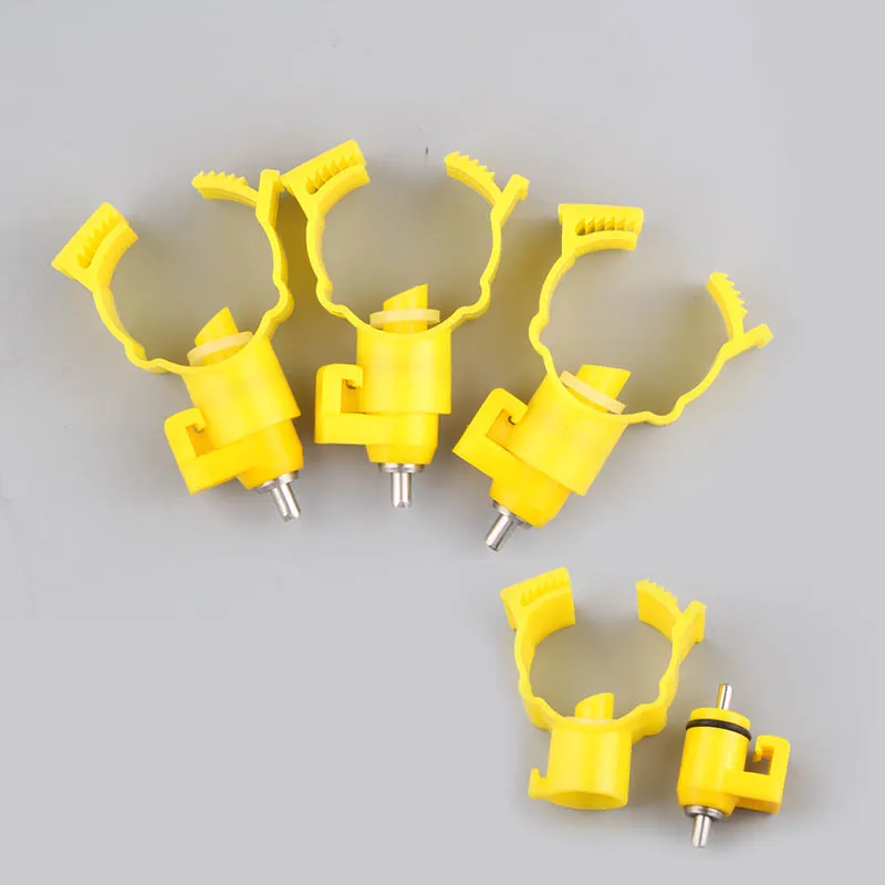 Automatic Chicken Water Nipple System Poultry Farm Drinkers for Clean Drinking Water Featuring Steel Valve Pump Used Condition
