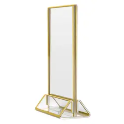 gold acrylic table number place card holder wedding sign and restaurant table numbers 8.5 x 11