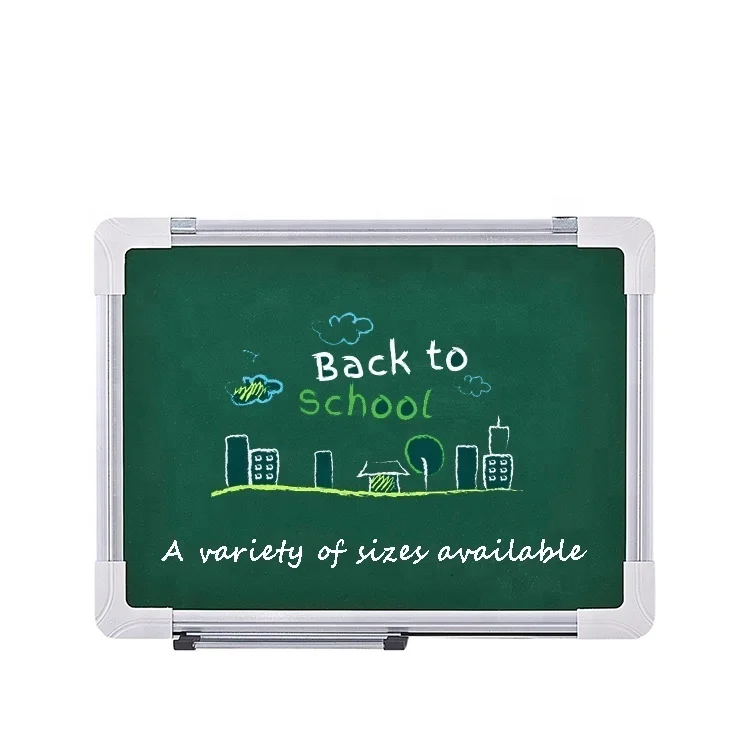 Kids Educational Toys Lacquered Steel Sheet Wall Mounted Black Board Magnetic Green Boards Chalkboard