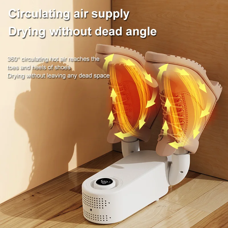 Boot Shoes Dryer with Heat Blower Glove Dryer Boot Warmer Intelligent Shoe Dryer with Four Timer Suitable for Sneaker Glove
