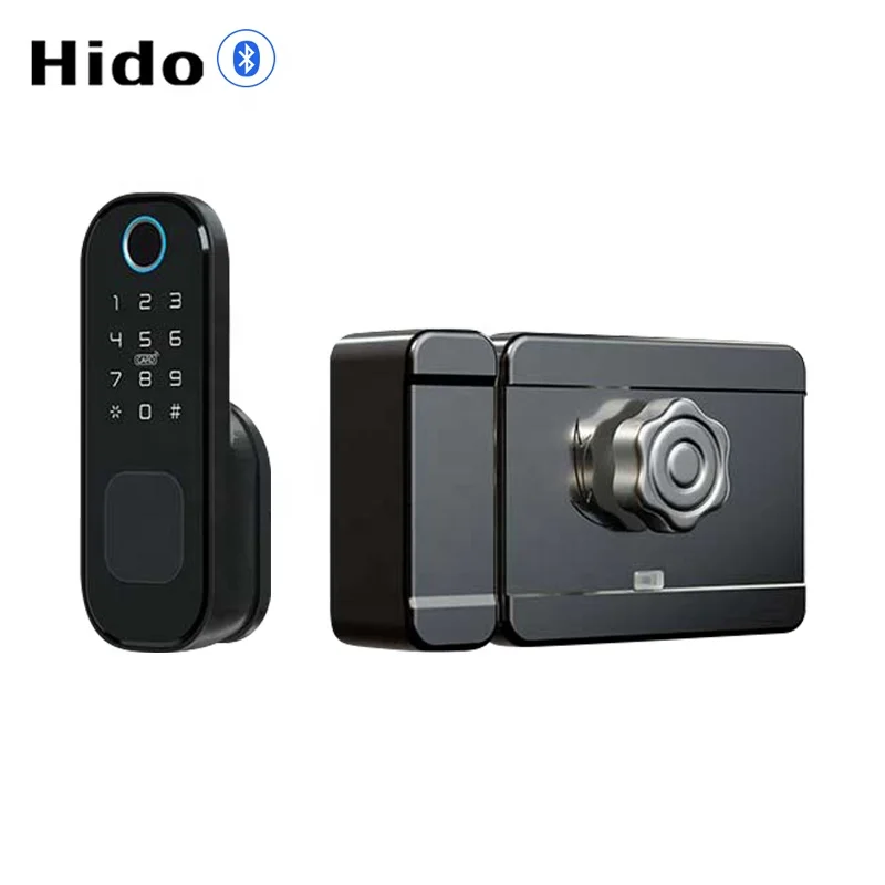 Умный дверной замок Hido TTLock, управление через приложение, биометрический, со сканером отпечатков пальцев