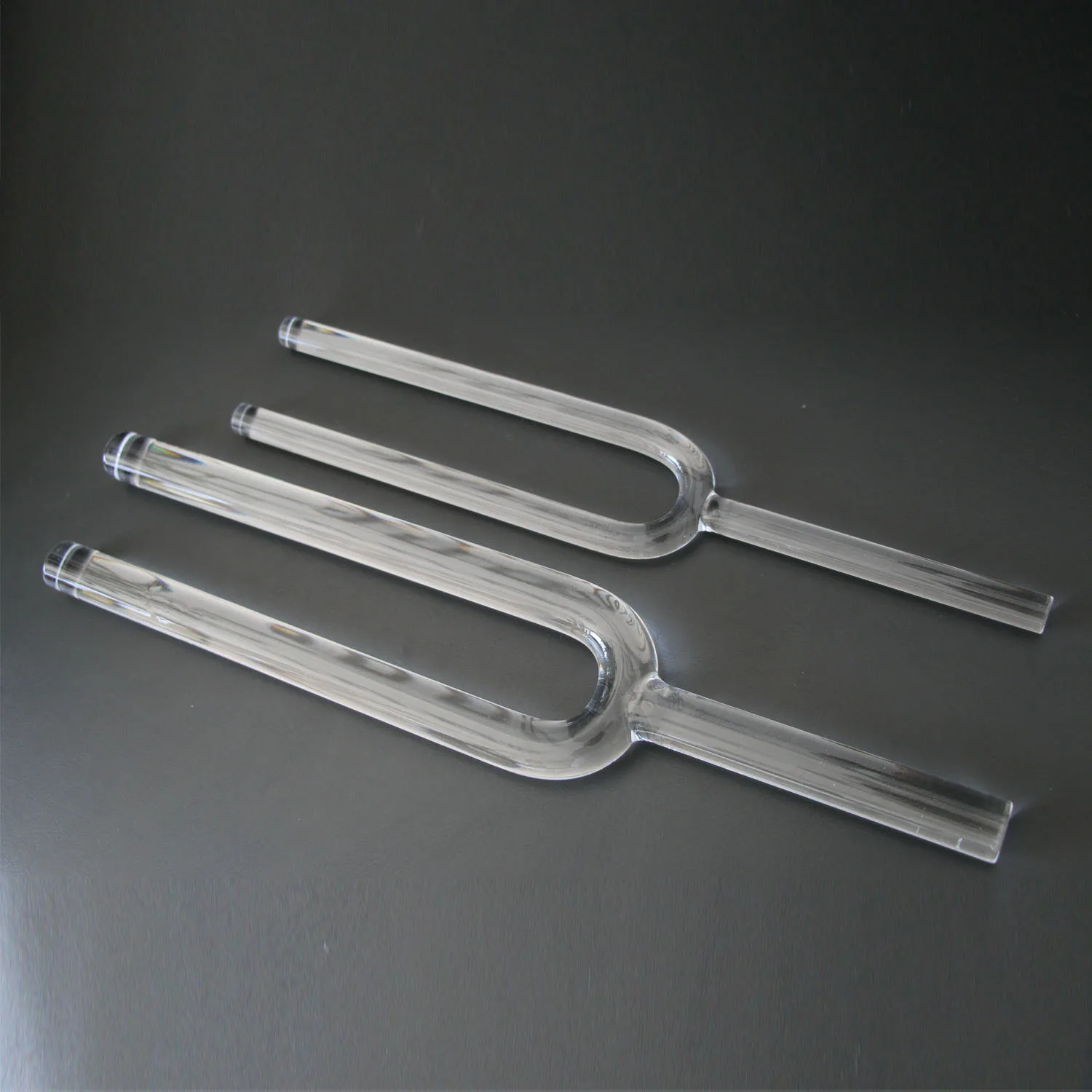 Ring Chant Sound Set Bag Large Crystal Resonance Quartz Crystal Tuning Forks With Padded Case