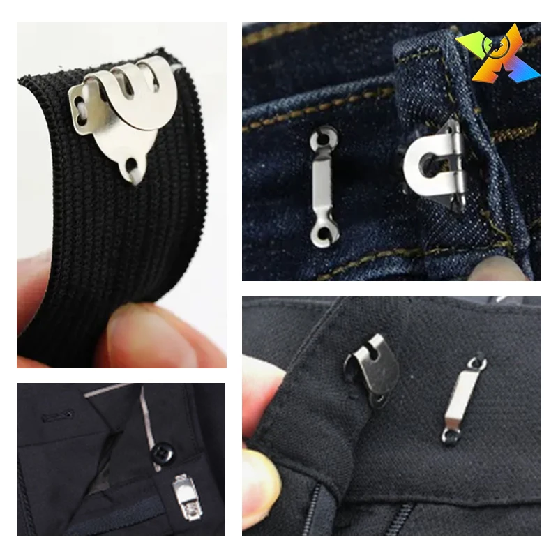 Hook And Bar Fasteners Trousers Metal Hook Button Trouser Hook And Bar For Garment Skirt Dress Pants