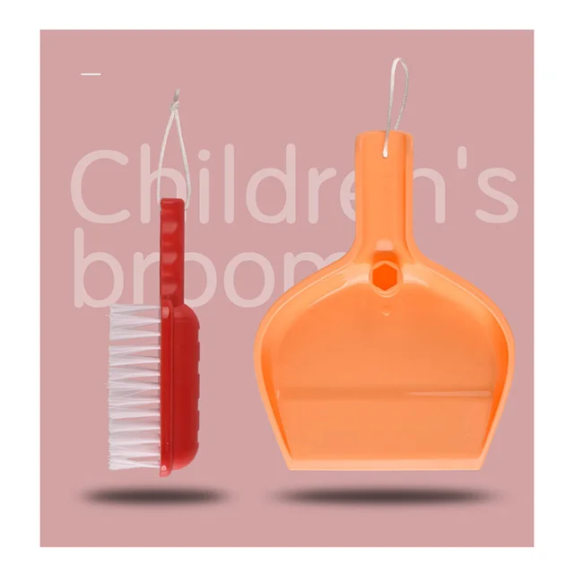 
Cleaning Supplies Toy for Boy and Girl with Kids Broom and Dustpan Set 