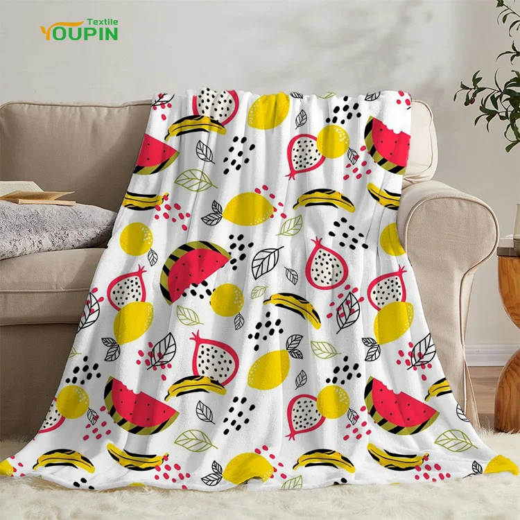 Personalized Custom Flannel Blanket 100% Polyester Fleece Sublimation Blanket Blanks for Heat Transfer printing