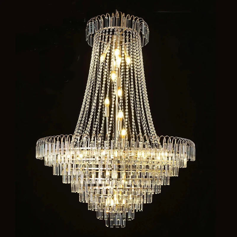 New design Luxury Chandelier Silver Gold Chandelier Ceiling Light Wedding For Parties
