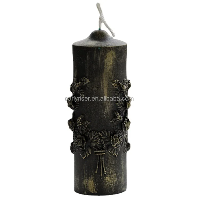 Early Riser 3D Cylinder Scented Candle Silicone Mould for Candle Making Handmade Aromatherapy Candles Soap Polymer Clay Reusable