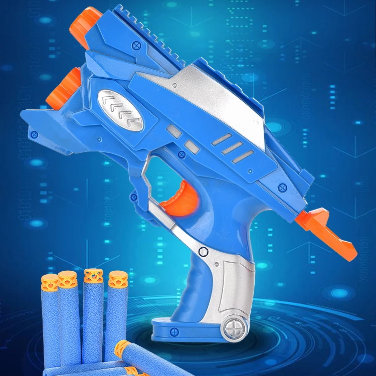 Children Shooting Pistol Soft Bullet Toy Space Combat EVA Soft Bullet Gun Toy