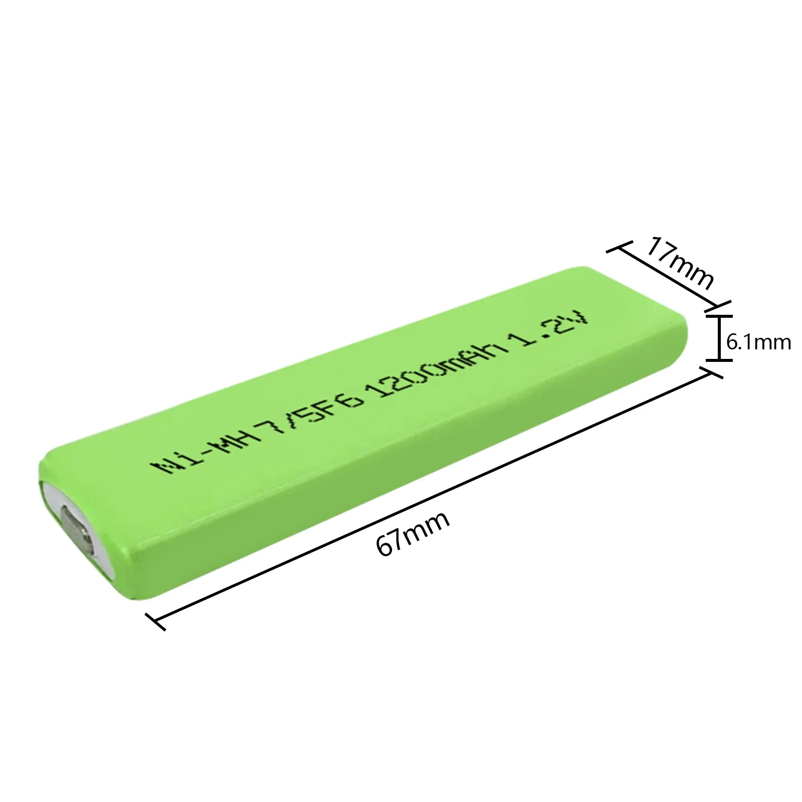 Ni-MH 7/5F6 1200mAh 1.2V rechargeable battery nimh batteries Chewing Gum battery For CD Play electronic dictionary