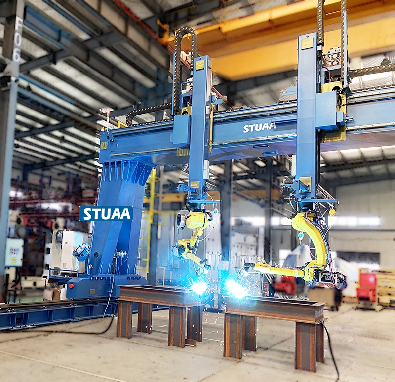 offline programming automatic Gantry robotic welding station with 3 axis